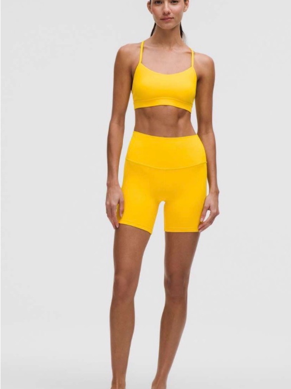 Lululemon Align High-Rise Shorts 6” Maize Yellow Size 4 Nulu